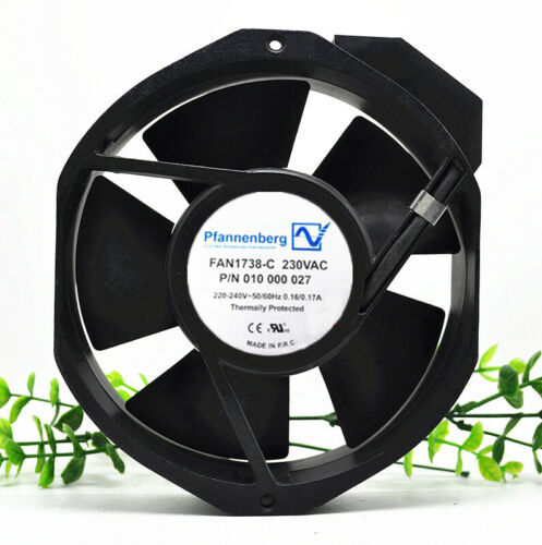 1PC Pfannenberg FAN1738-C 230VAC 0.16/0.17A 172*150*38MM cooling fan
