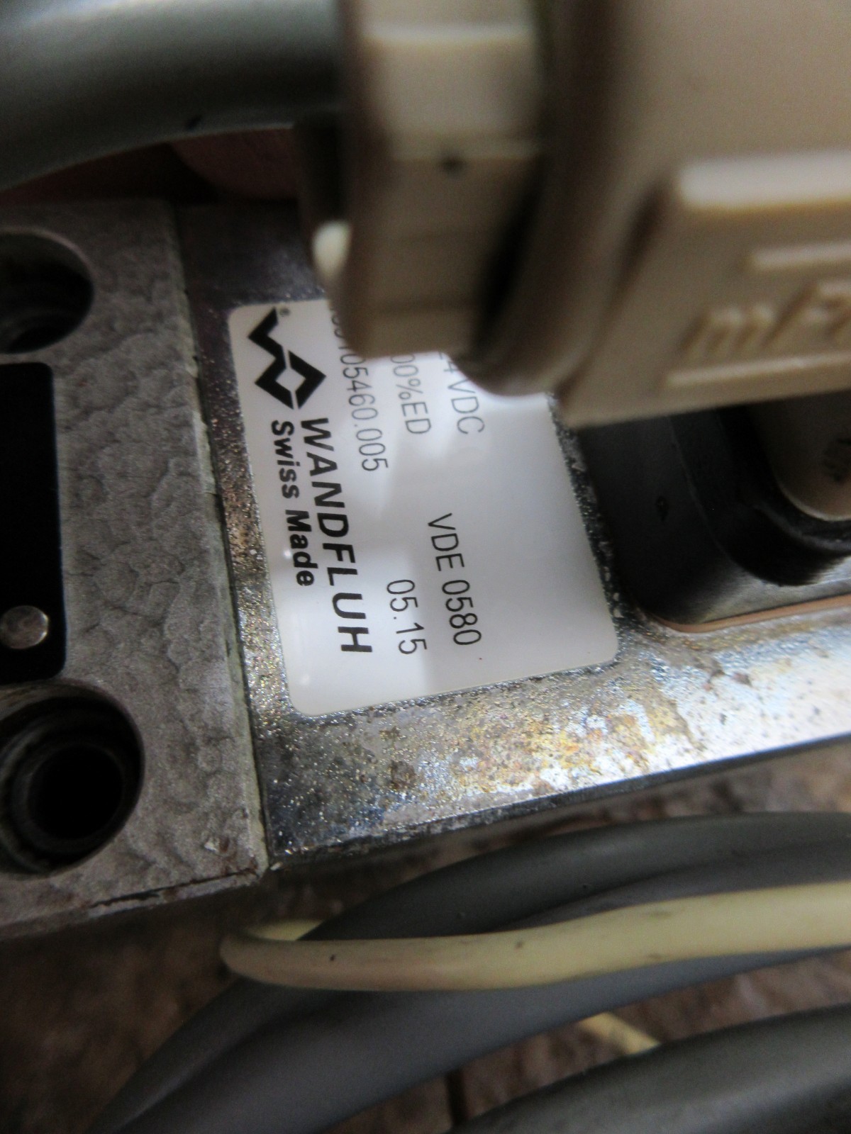 TORNOS BECHLER ENC-164 AM4Z60A WANDFLUH HYDRAULIK SIN45V VALVE