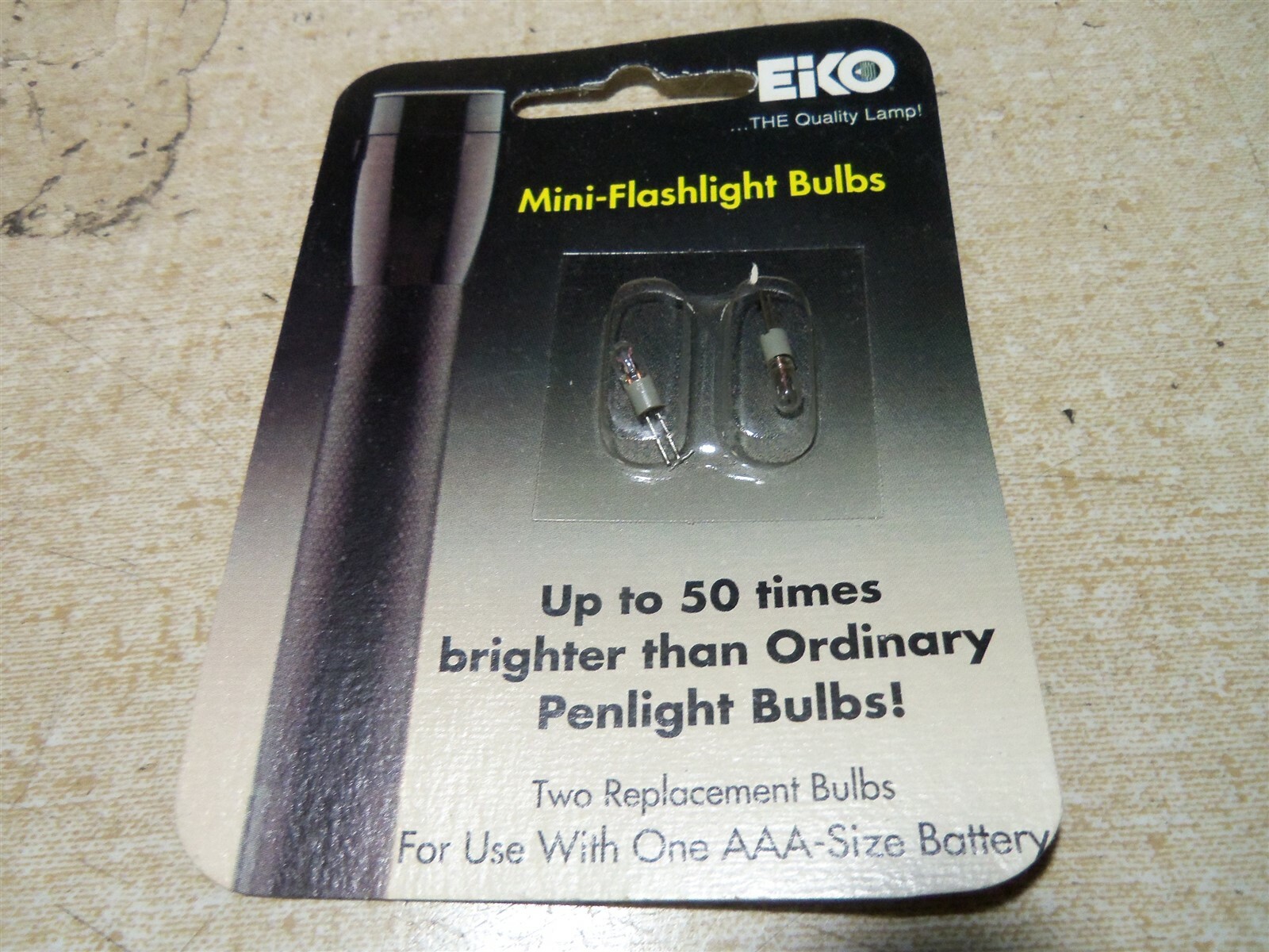 NEW Eiko 42000 T-1 1.35V Mini Flashlight Bulbs 2-Pack *FREE SHIPPING*