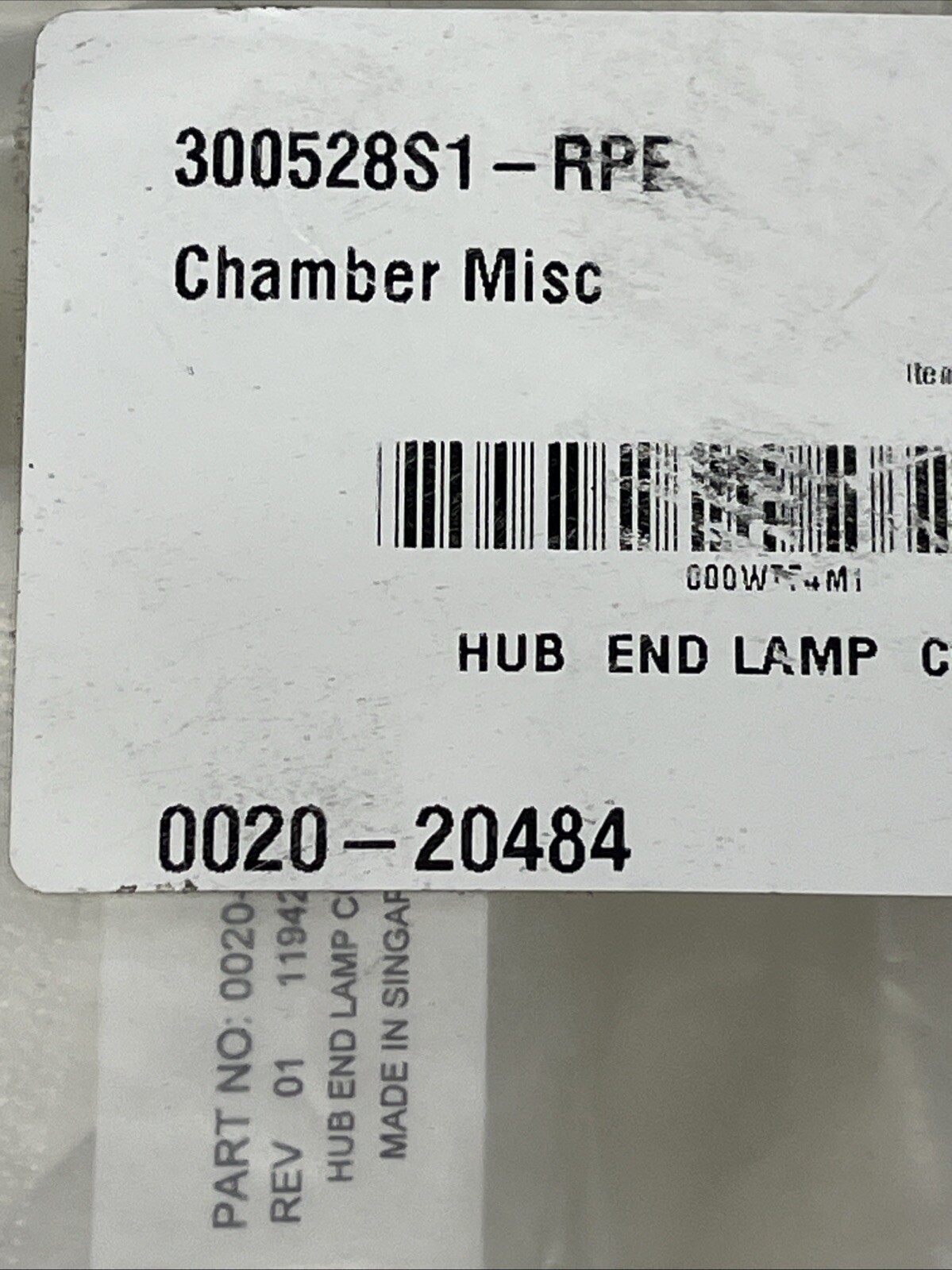 4pcs Applied Materials AMAT 0020-20484 HUB END LAMP COVER | USA Seller