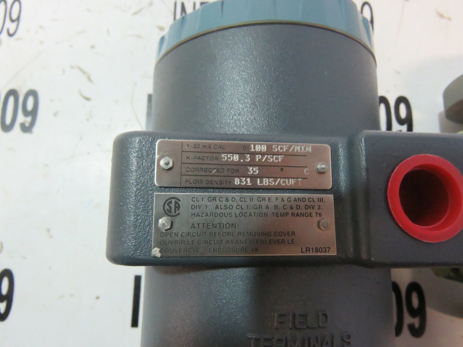 FOXBORO VORTEX FLOWMETER F-A30S1SFTAG-HN NEW IN BOX