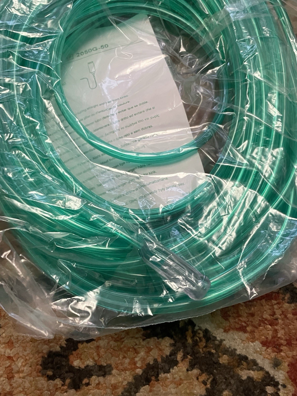 Salter Lab 2050 G-50 Green Tube 50 Feet Unused Sealed
