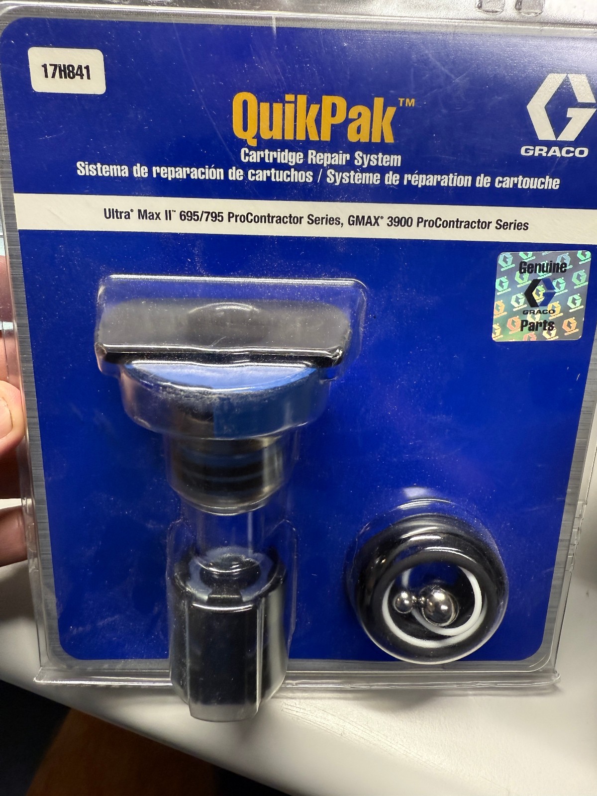 Graco 17H841 QuikPak Repair Kit for 695/795 ProContractor; ULTRA MAX II