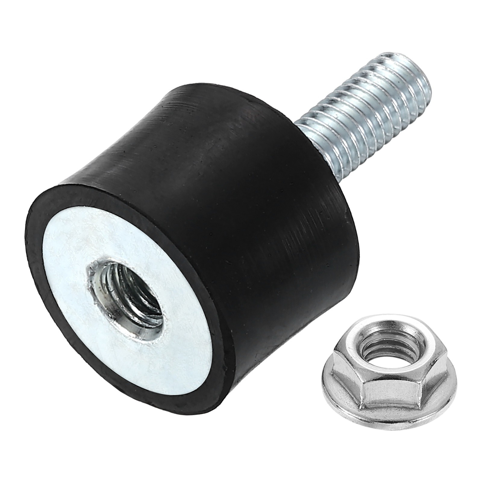 1Pcs M6x18mm Rubber Mounts, 20x15mm(DxH) Rubber Shock Absorber Mount with Nuts