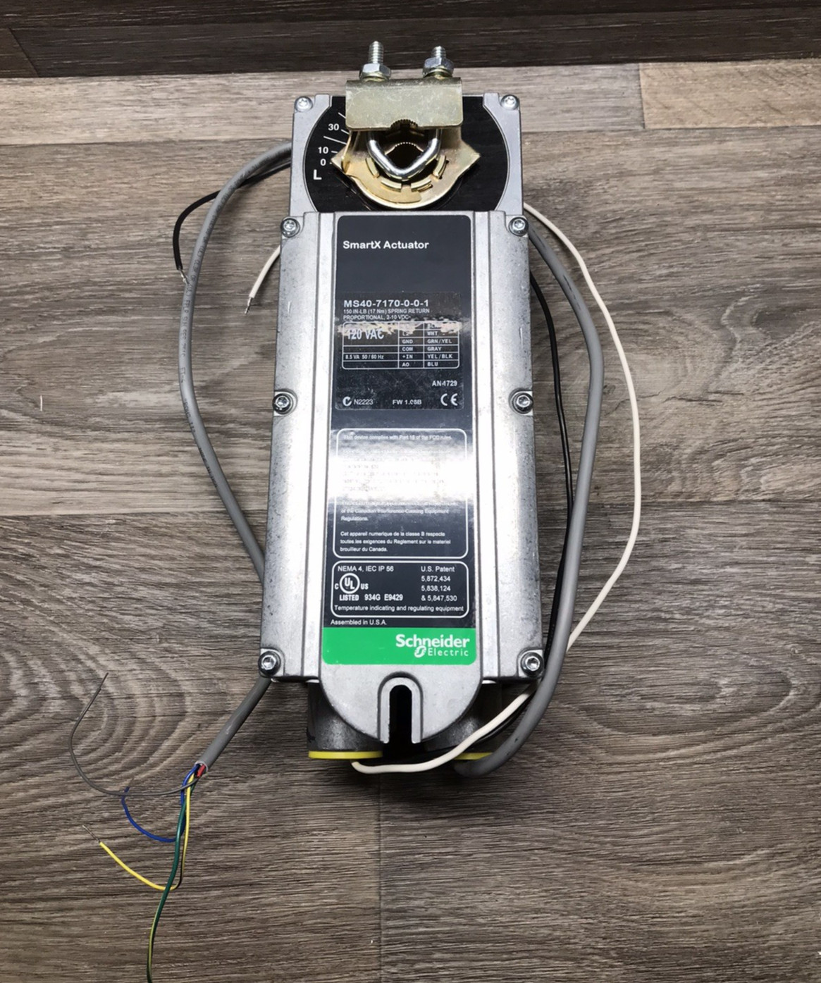 Schneider Electric MS40-7170-0-01 SmartX Actuator 120V DuraDrive