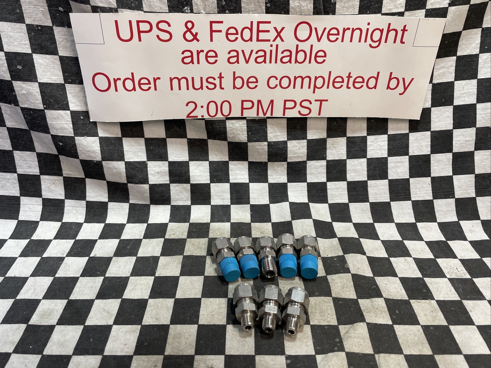 SWAGELOK SS-600-1-2 & SS-600-1-4, Male Connector , LOT OF 8 SHIPSAMEDAY#1326V14