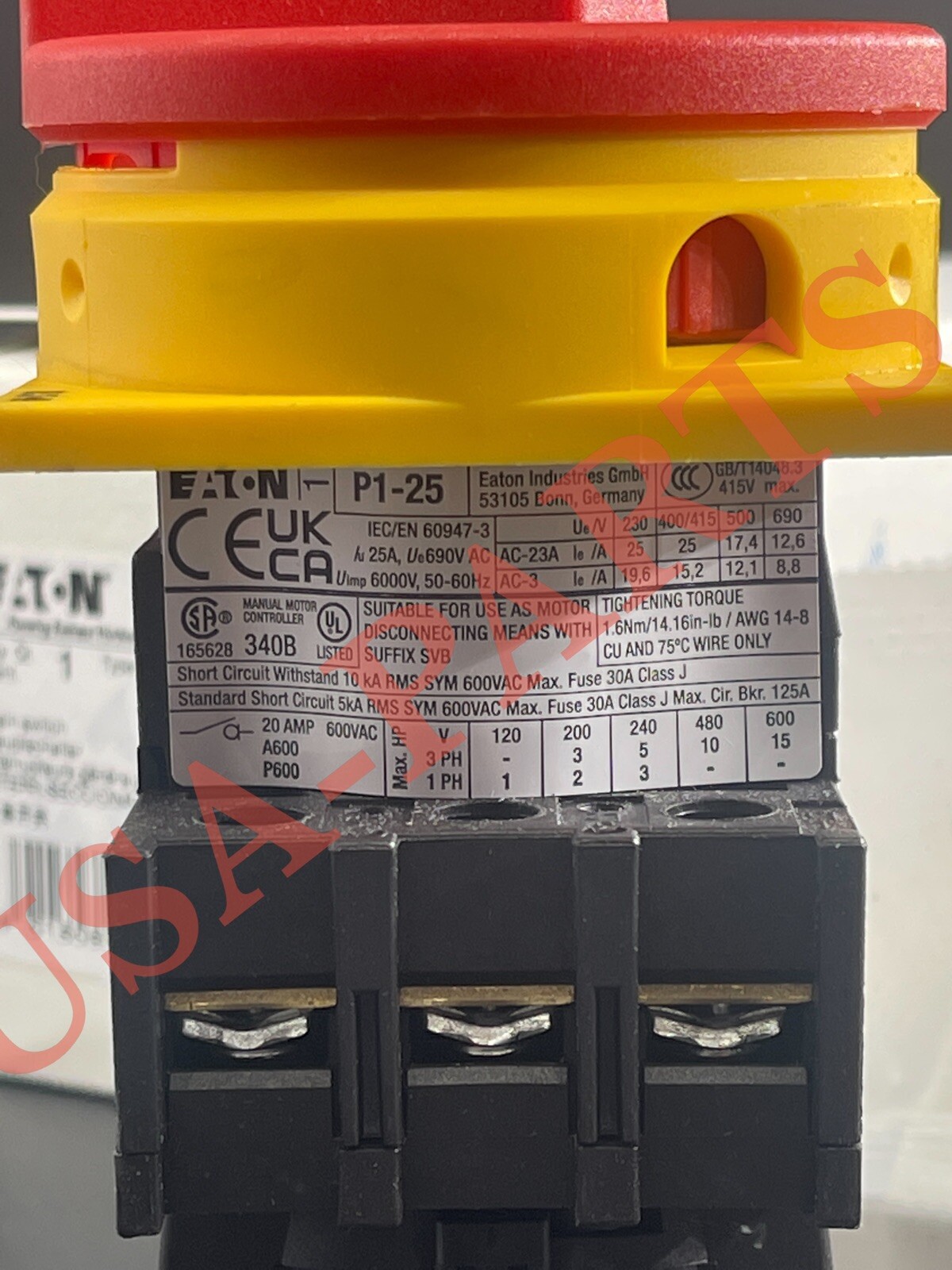 Eaton Moeller P1-25/EA/SVB *NEW IN BOX* P125easvb **SEALED**