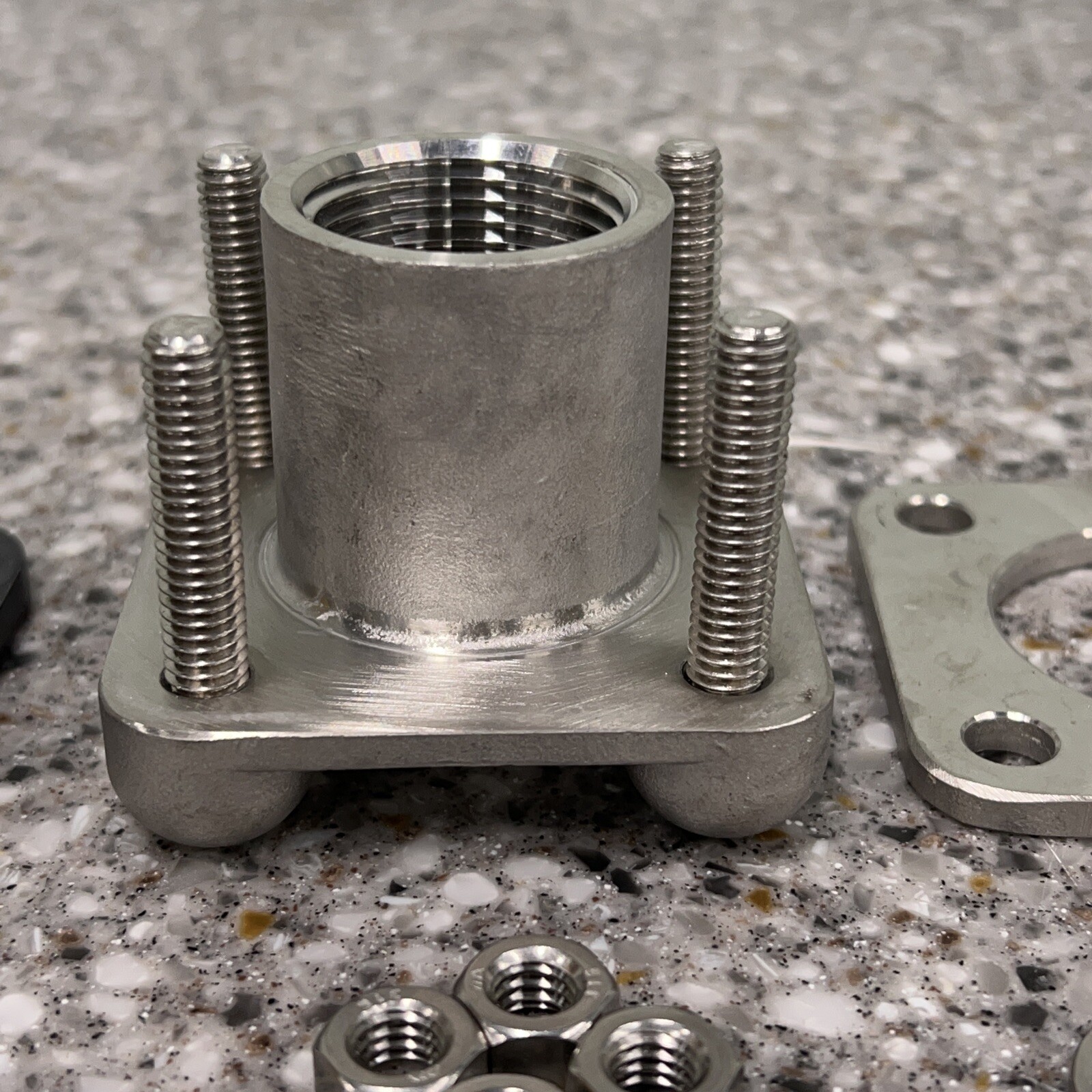ASM 1” Tank Flange 316 Stainless Steel