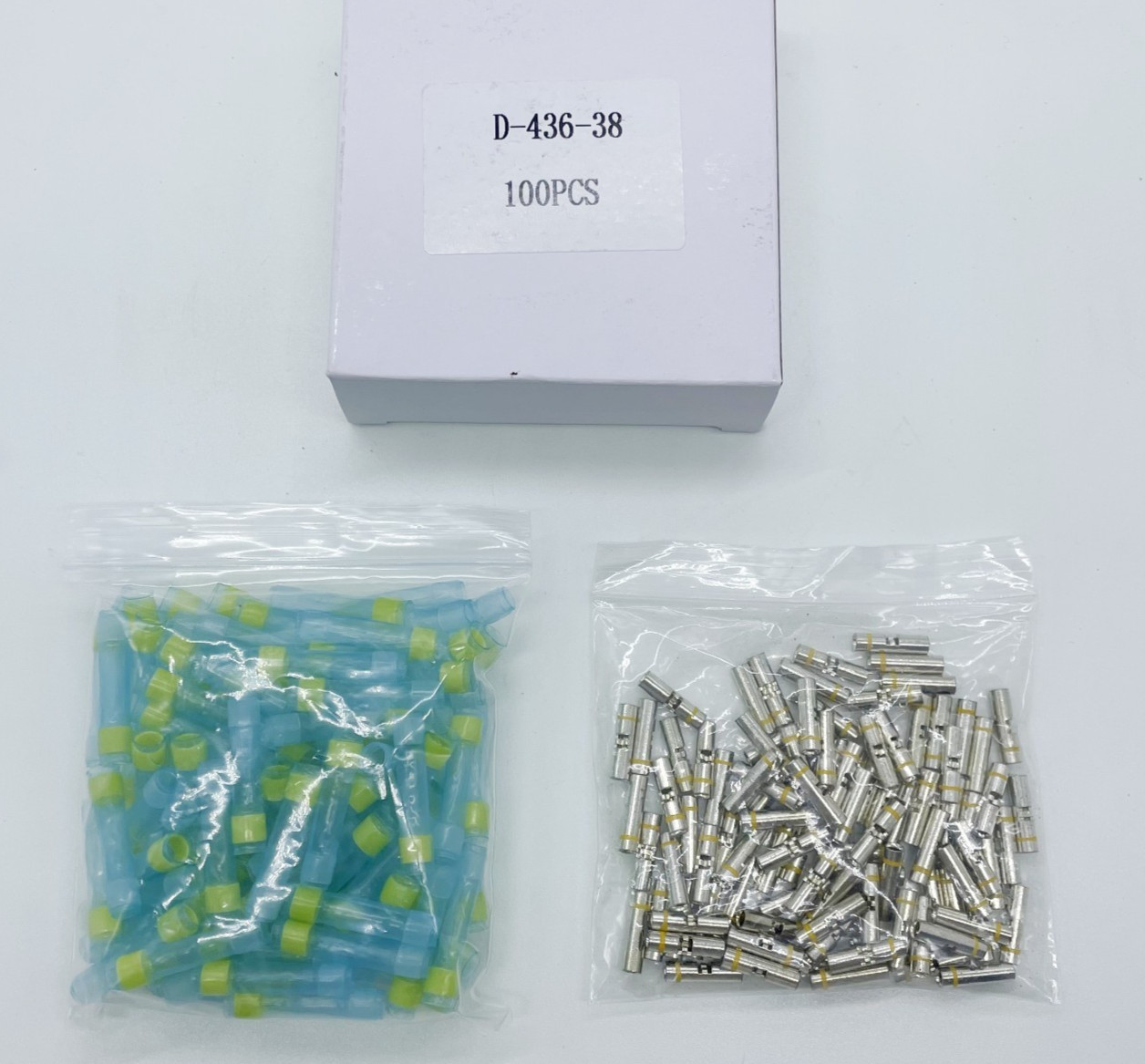 D-436-38 new Fits For Military Aviation 100 Pcs Pack Plastic Case terminal