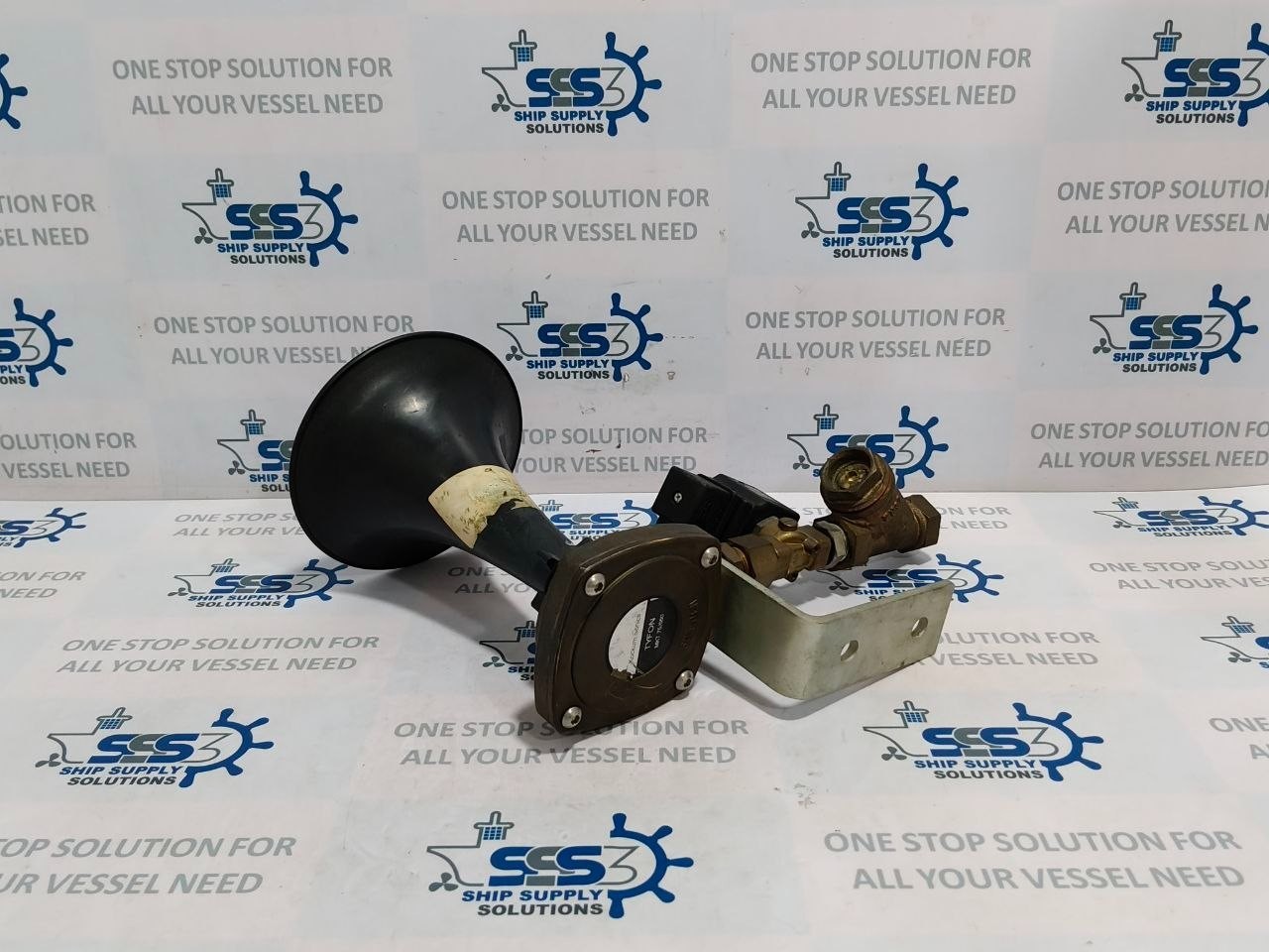 Kockum Sonics Tyfon MKT 75/660 Air Horn with Solenoid Valve