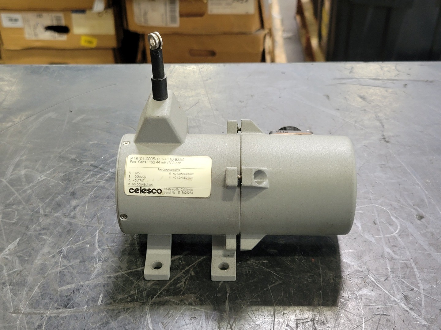 SURPLUS NEW CELESCO PT8101-0005-111-4110-8354 Position Transducer –