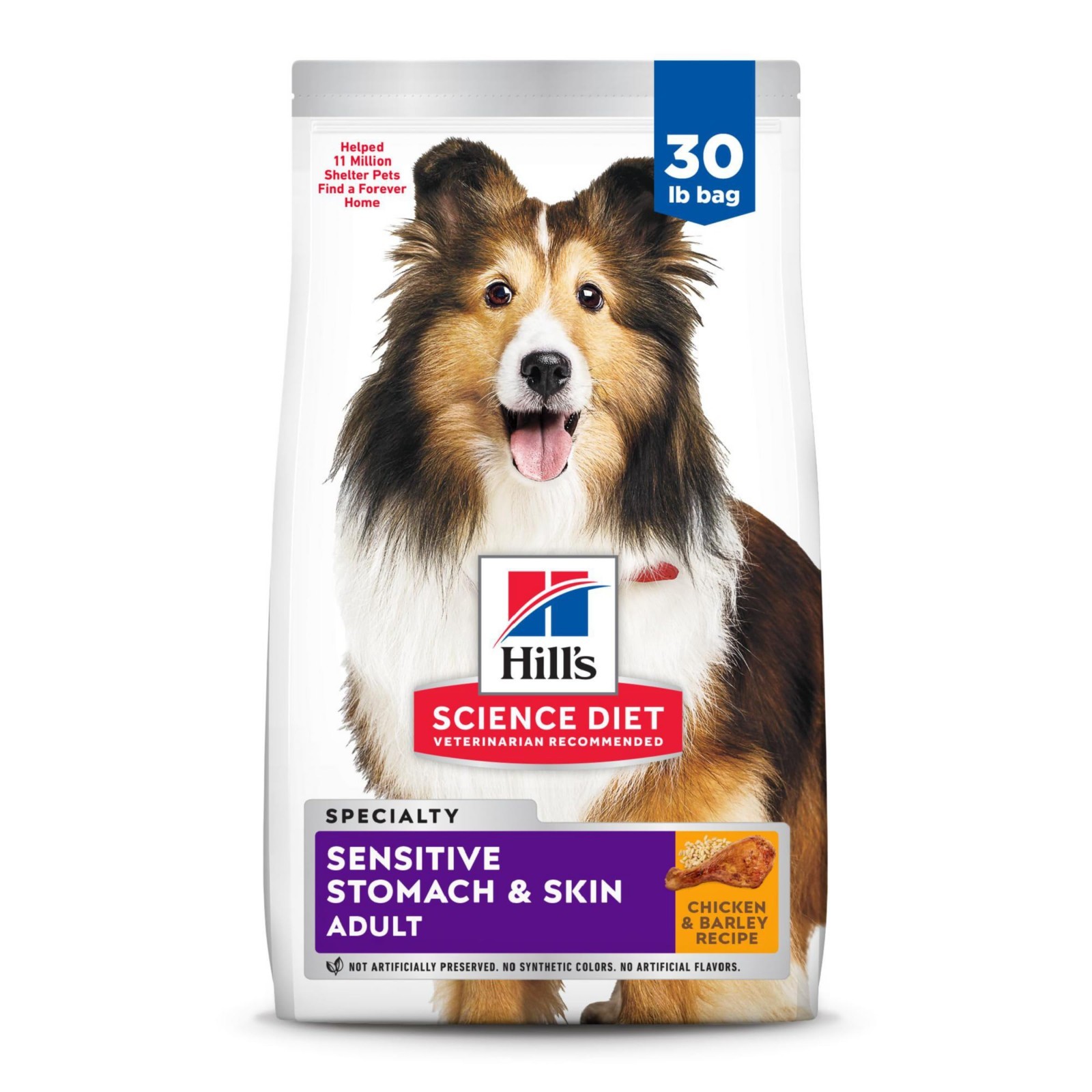 Hill’s Science Diet Sensitive Stomach & Skin, Adult 1-6, Stomach, 30 lb Bag
