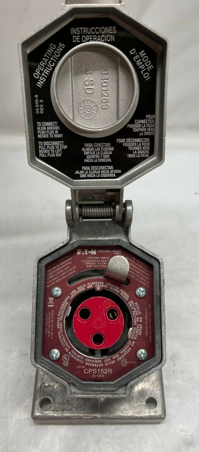 Eaton Crouse-Hinds DSD918-SA-S769 Assembly w/ Single Push Button BOX DAMAGE