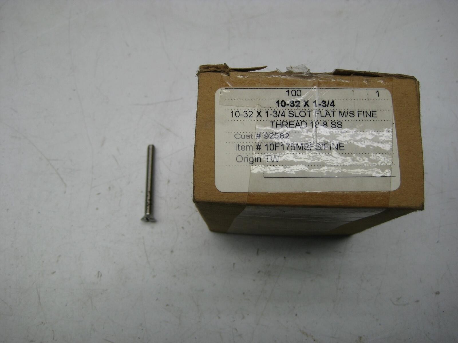 INDUSTRIAL SPARE 10F175MSFS/FINE PKG OF 100 NSMP