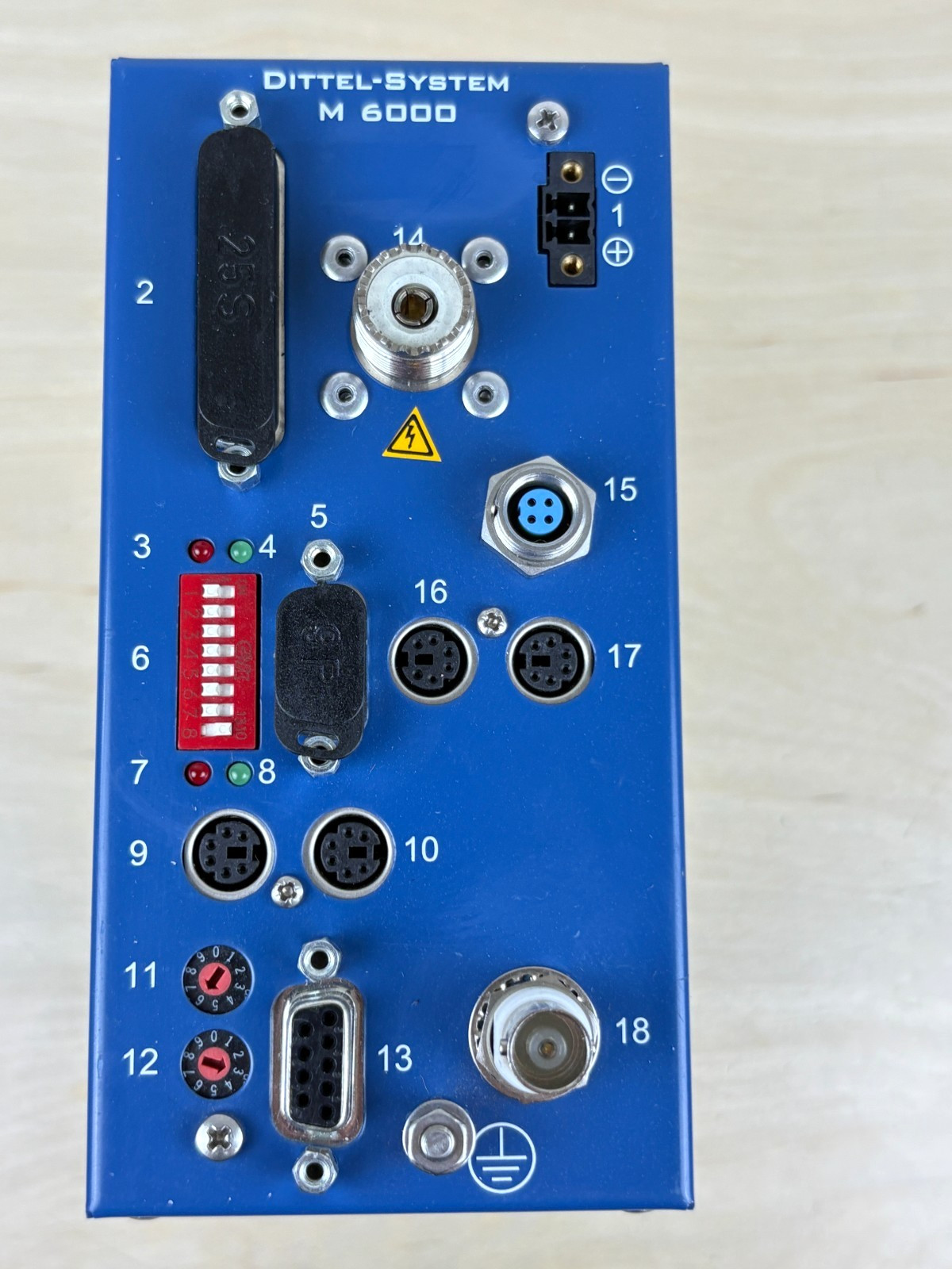 Dittel Marposs M6000-1 WB-RS232 Balancing Module, O830L634001, F61001