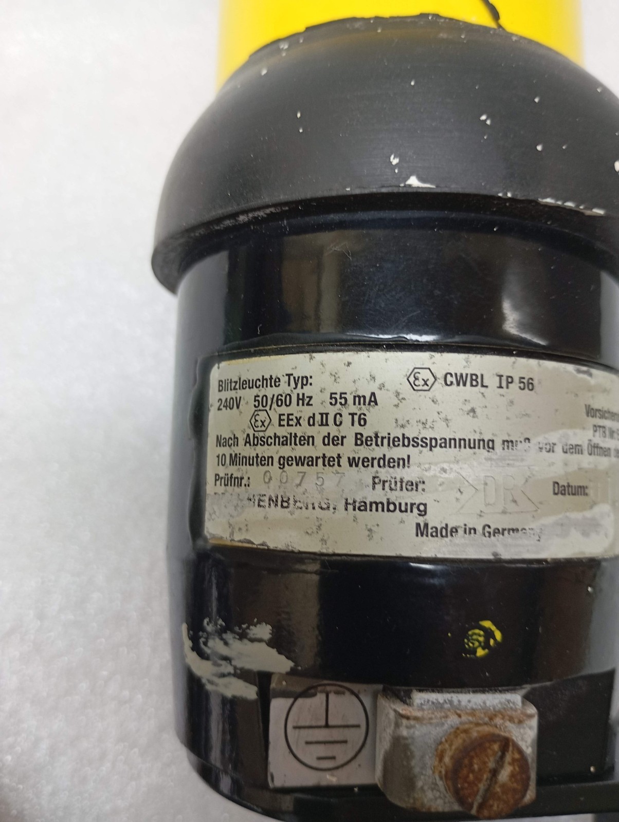 NO SPFANNENBERG Rlitzleuchte Typ. CWBS IP 56 FLASHING STROBE VISUAL SIGNAL 24V