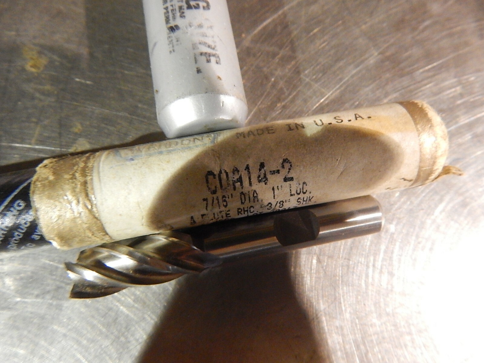 NEW Weldon COA14-2 End Mill 7/16″ 1″ Loc 4 Flute RHC 3/8″ SHK 0917