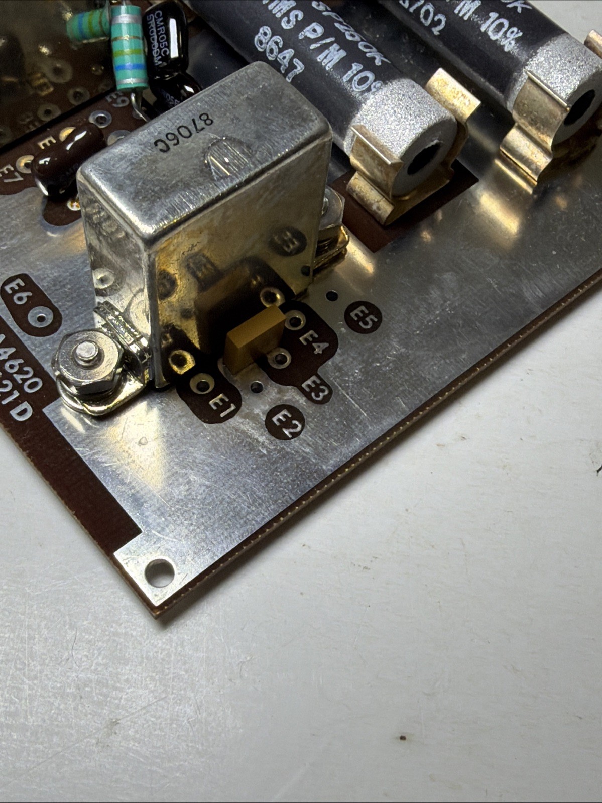 Radio System Circuit Board 80372 ASSY 755017A4620 w/ 2 HI-G RELAYS Mil Surplus!