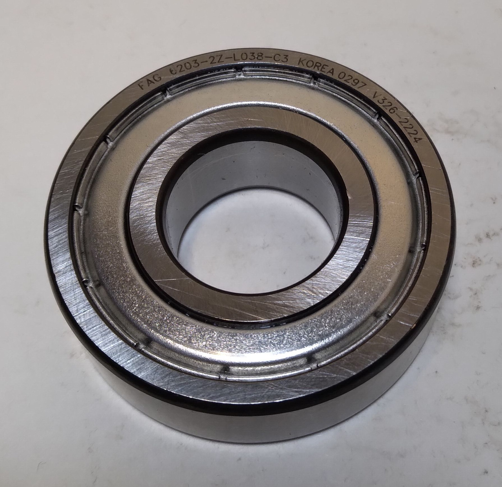 1 NEW NNB FAG 6203-2Z-LO38-C3 SHIELDED BALL BEARING ***MAKE OFFER***