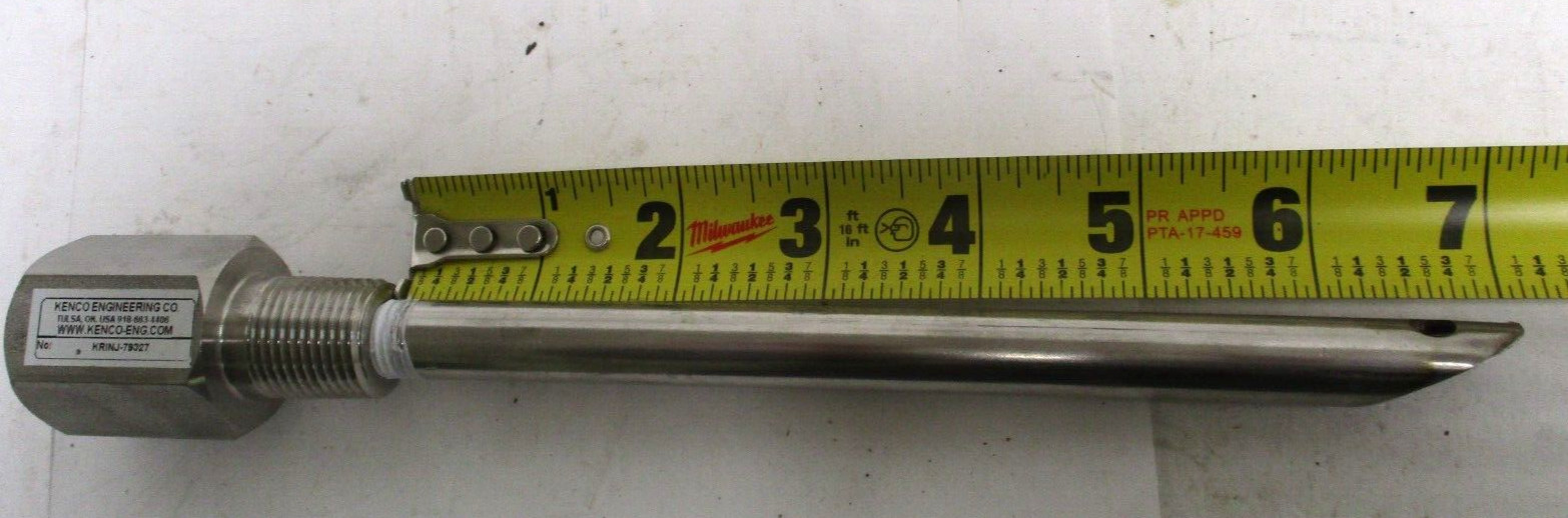 KENCO ENGINEERING , KRINJ-79327 , 1/2″ MNPT x 1/2″ FNPT SST SAMPLING PROBE, 7″