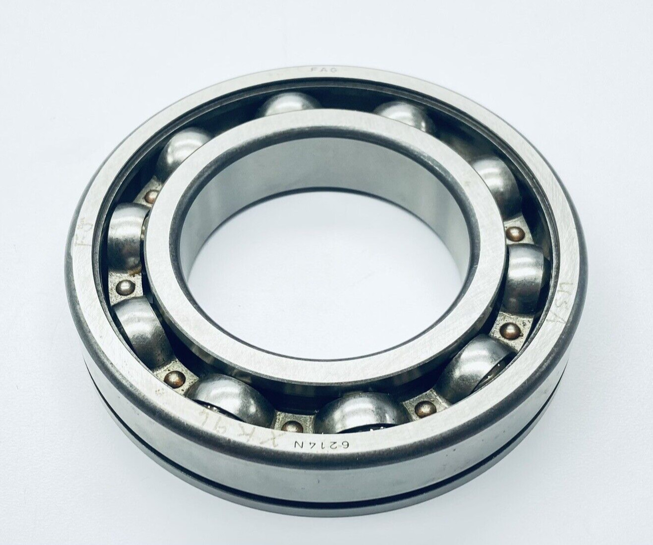 UNUSED FAG 6214 N SINGLE ROW BALL BEARING 2.7″-ID 5″-OD 1″-W