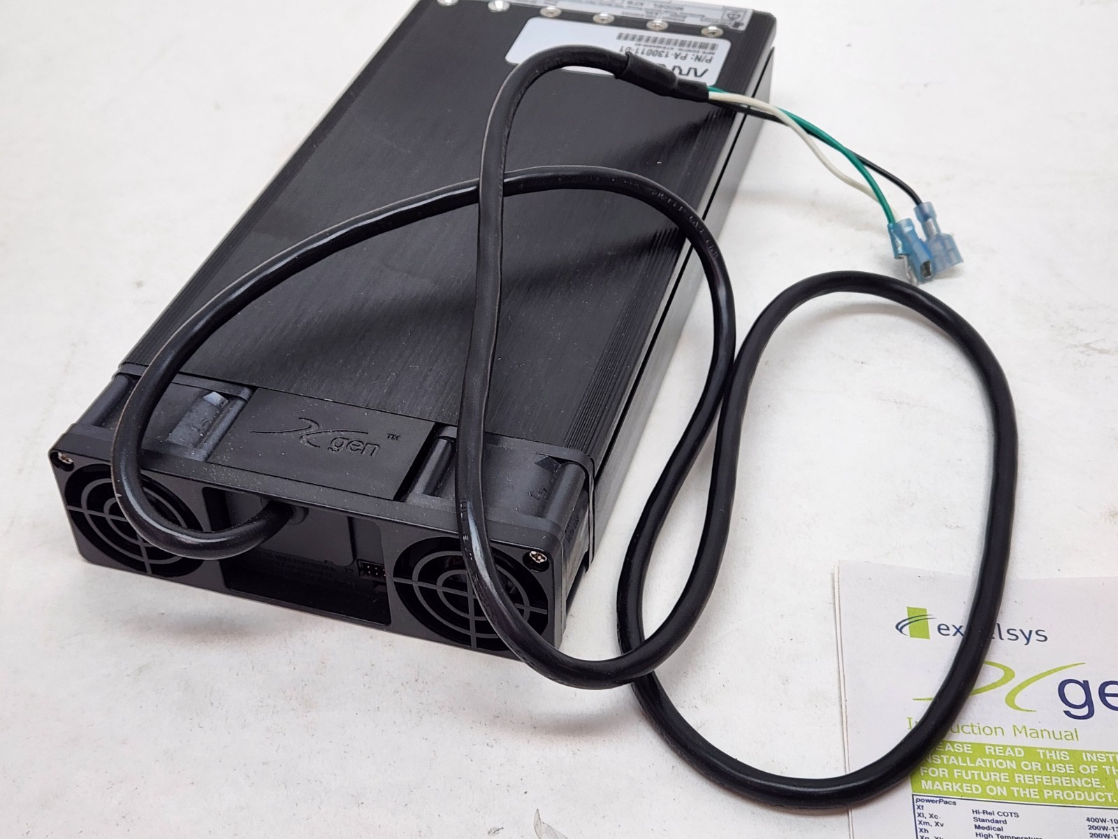 NEW NO BOX – EXCELSYS XFB POWER SUPPLY 100-240VAC 9.5A 50-60HZ