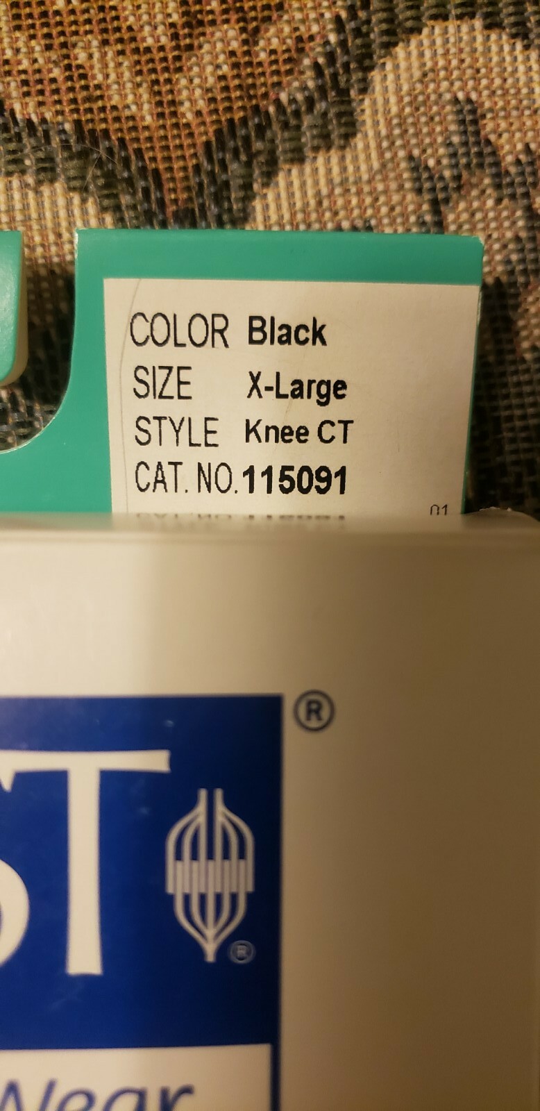 JOBST Medical LegWear Knee High 20-30 mmHg Black X-Large Close-Toe, Men, 1 pair