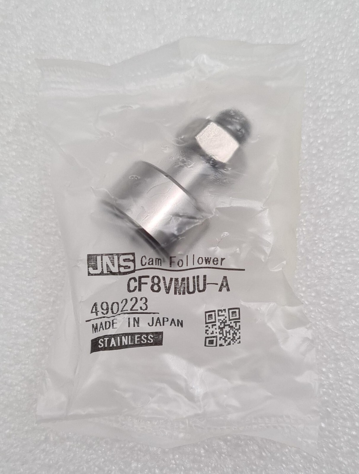 [5-pcs pack] NEW – JNS NOSE SEIKO Cam Follower CF8VMUU-A 490223 (STAINLESS)