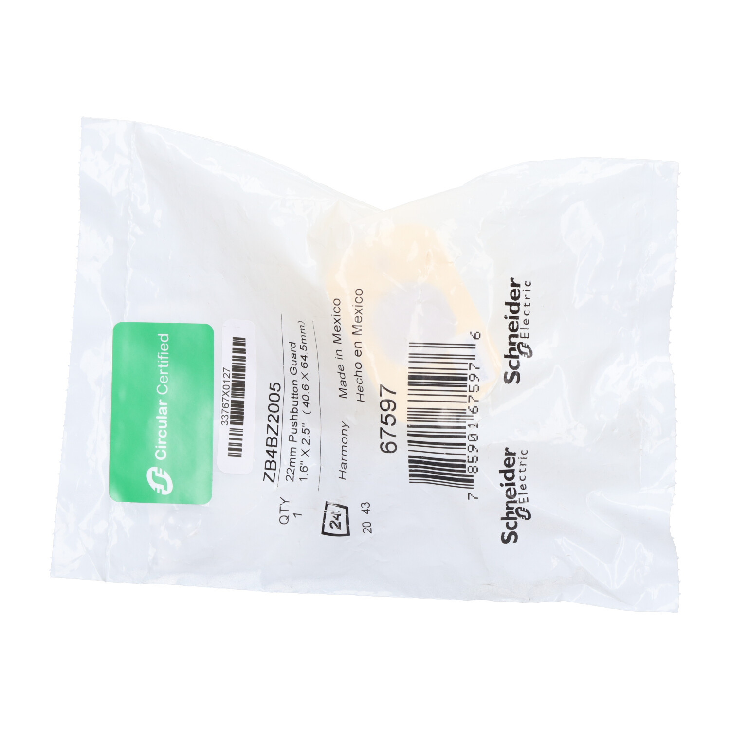 Schneider Electric ZB4BZ2005 Harmony XB4 Narrow Flange Guard New NFP Sealed