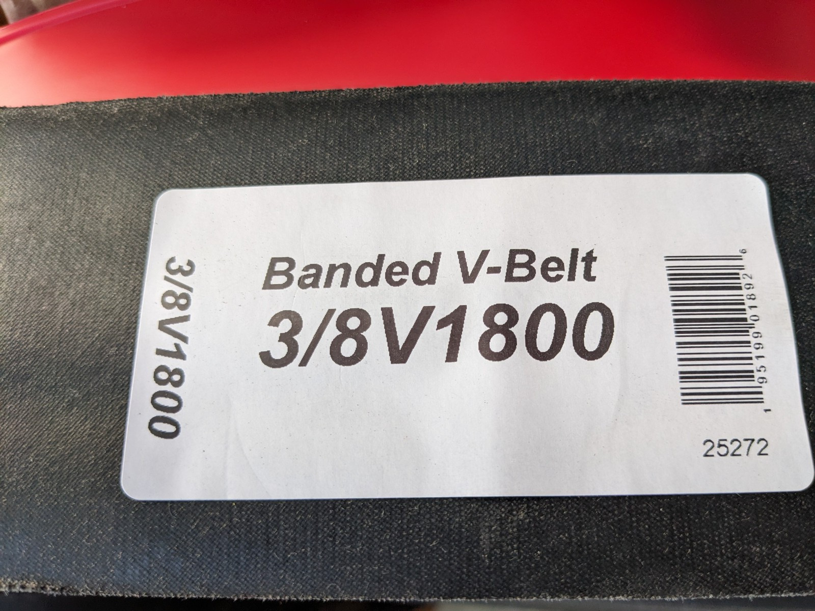 NEW 3/8V1800-Goodyear Narrow Wrapped Banded V Belt, 8V Profile, 3 Ribs, 180″