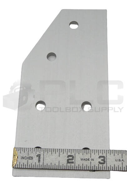 LOT OF 2 NEW 40-4362 ANGLE JOINING PLATE S 6 HOLE 60° 404362