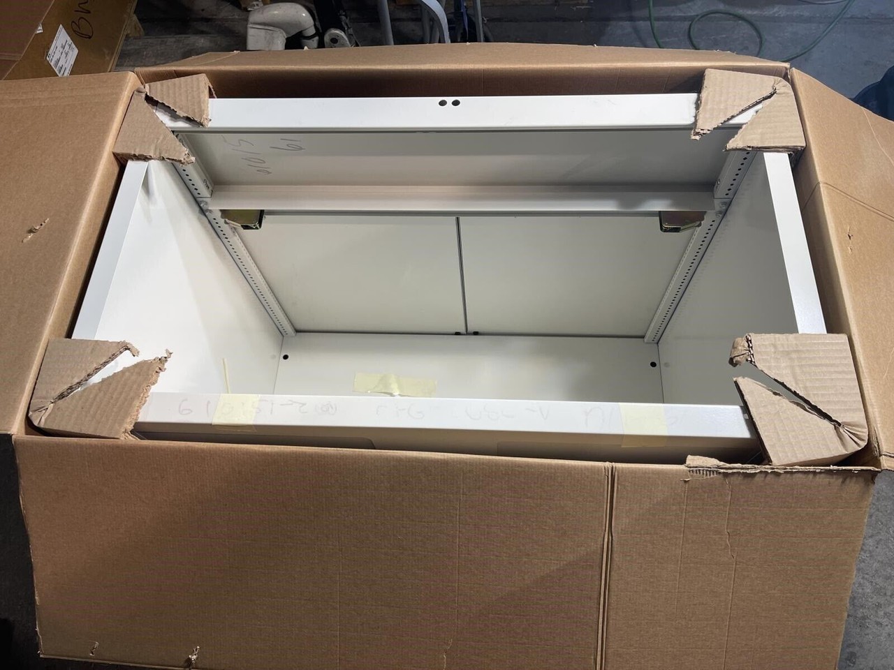VWR Kewaunee CFG-2086-V Fume Hood Base Cabinet 36x20x35 Light Neutral