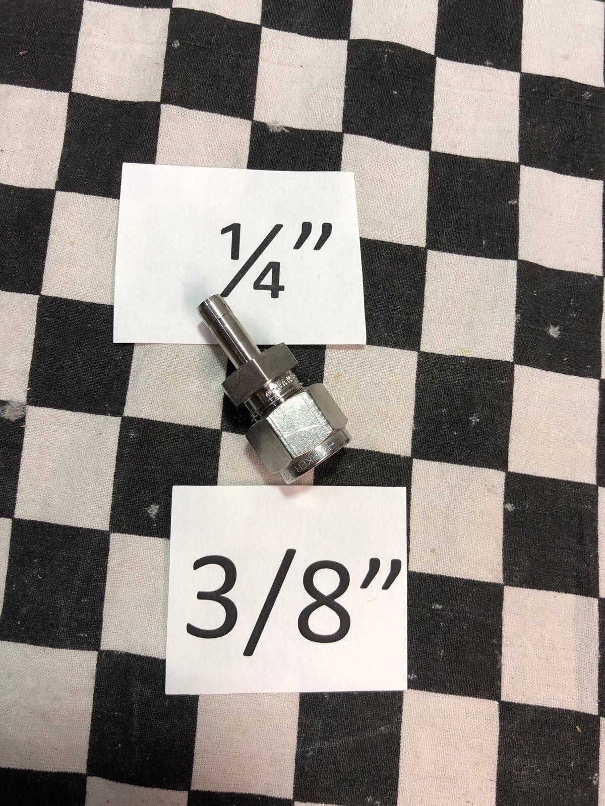 10X PARKER REDUCER 1/8″ – 1/2″ TUBING, 6TUR4-316, 8TUR2-316, 4TUR8-316 #1622C6