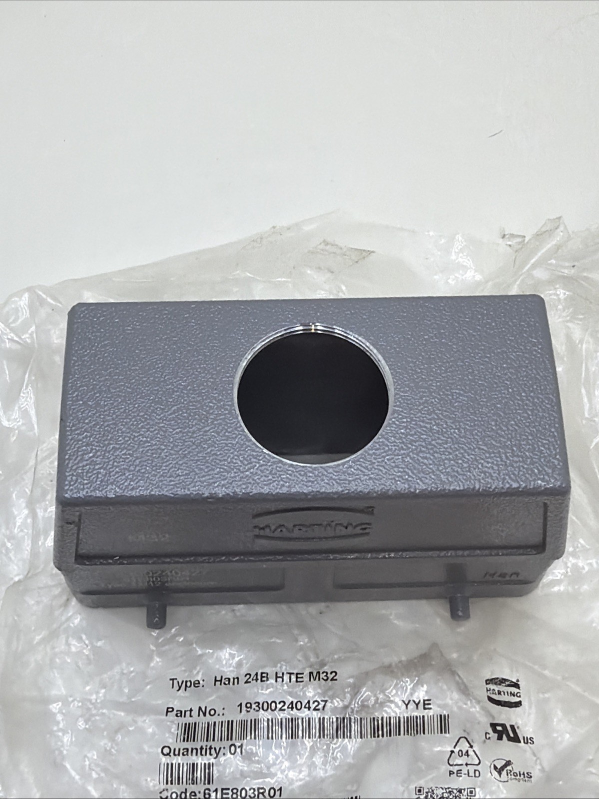 HARTING 19300240427 Power Connector, Heavy Duty, HAN 24B M32