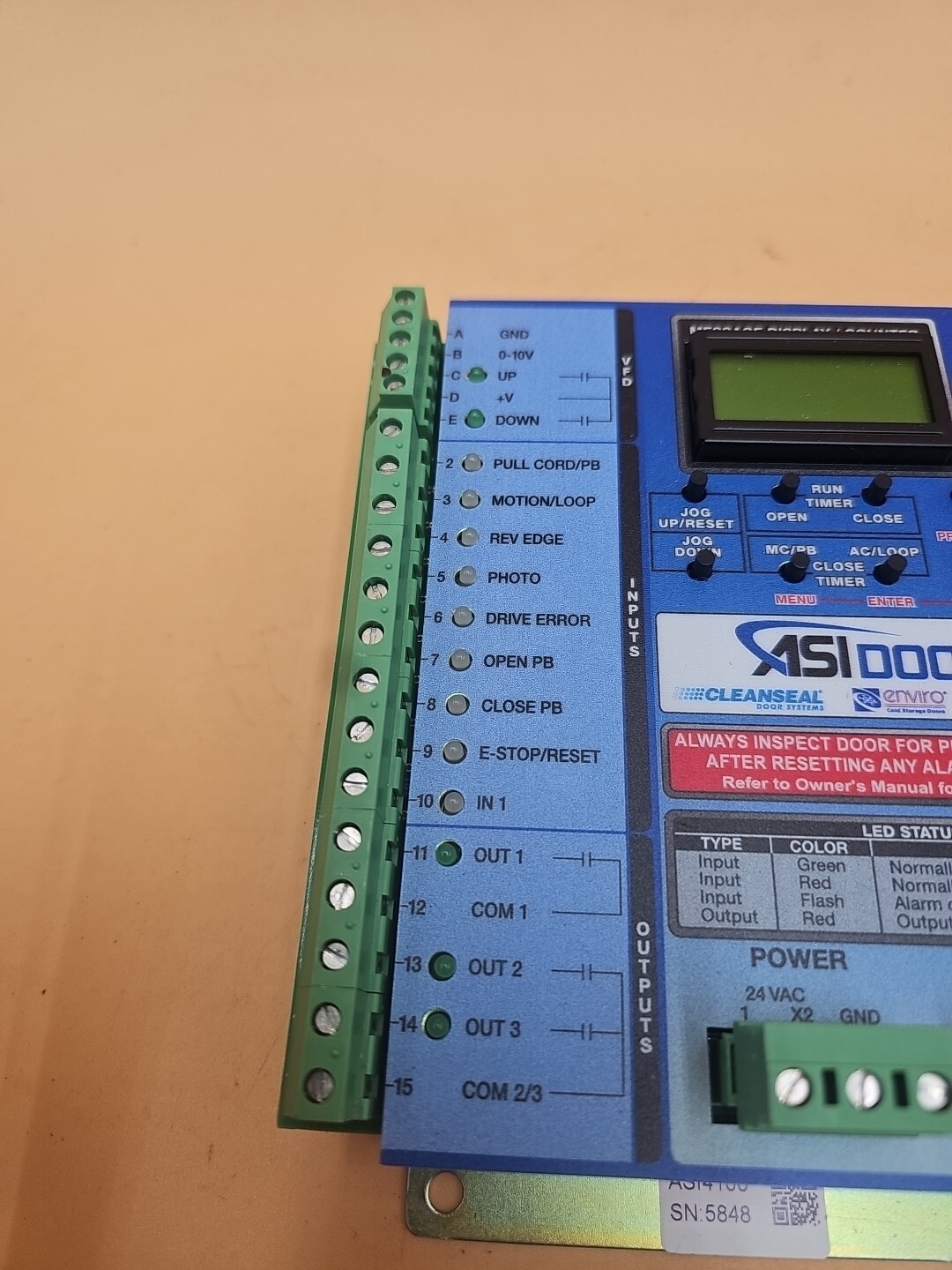 ASI DOOR Inc. ASILOGIX ASI 4100-S Door Controller.