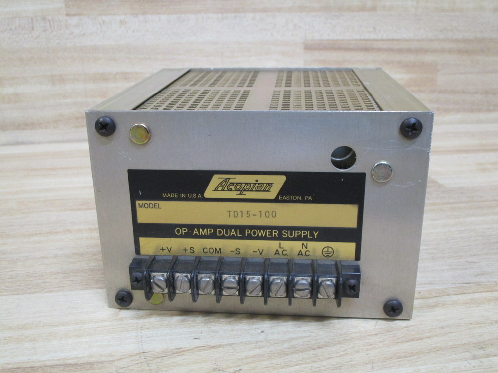 Acopian TD15-100 Dual Tracking Power Supply TD15100