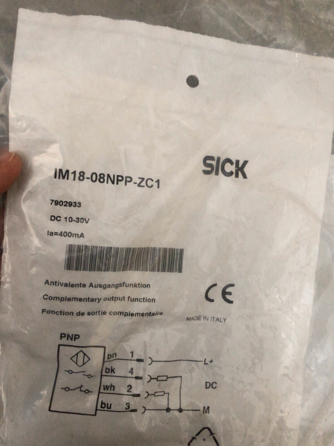 1P SICK IM18-08NPP-ZC1 NEW Accept counteroffer