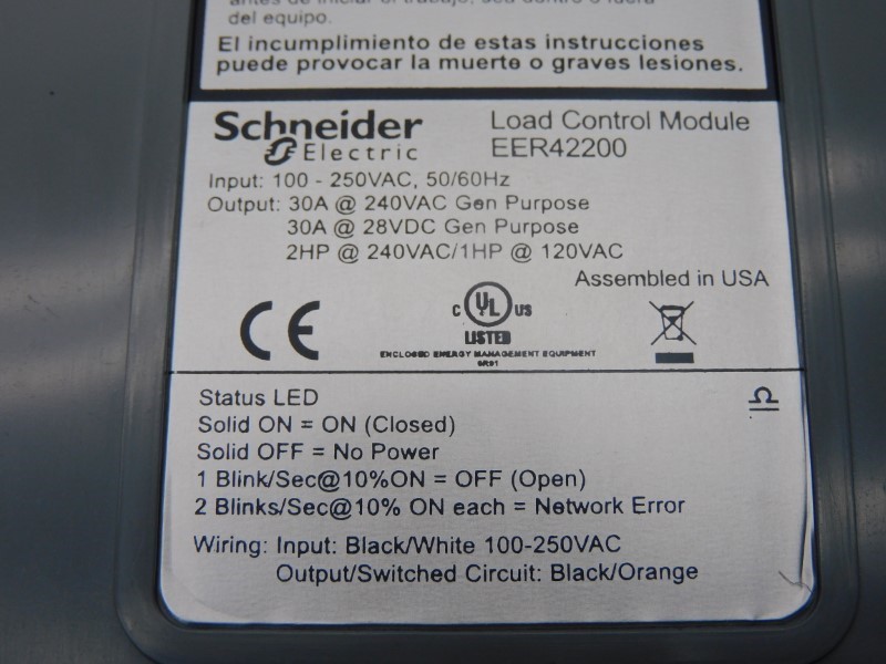 SCHNEIDER ELECTRIC EER42200 240VAC 30A NSMP