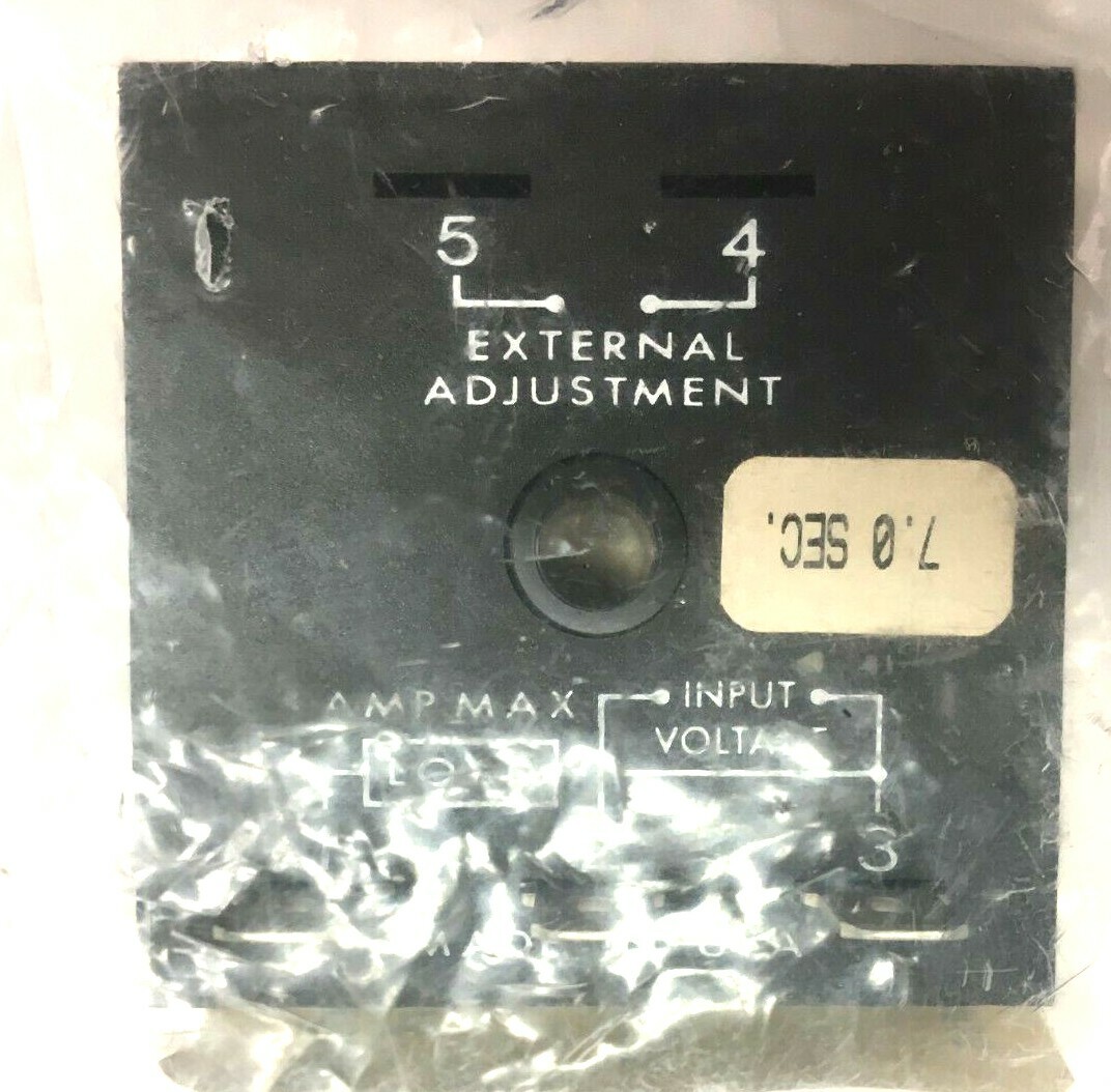 Manitowoc 7 Second Delay Timer 185-255 VAC 50/60 HZ 24-0635-3 New Free Shipping