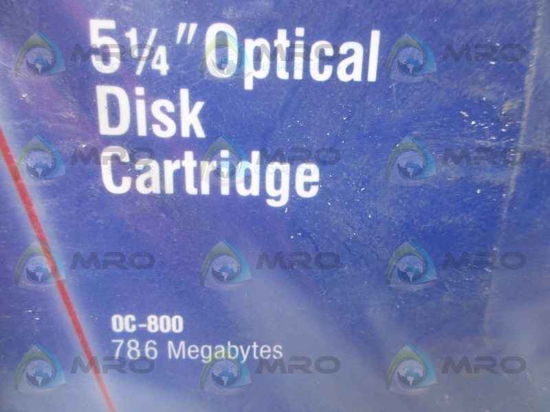 MAXTOR 0C-800 OPTICAL DICK CARTRIDGE 5-1/4″ NSNP IN FACTOR BAG