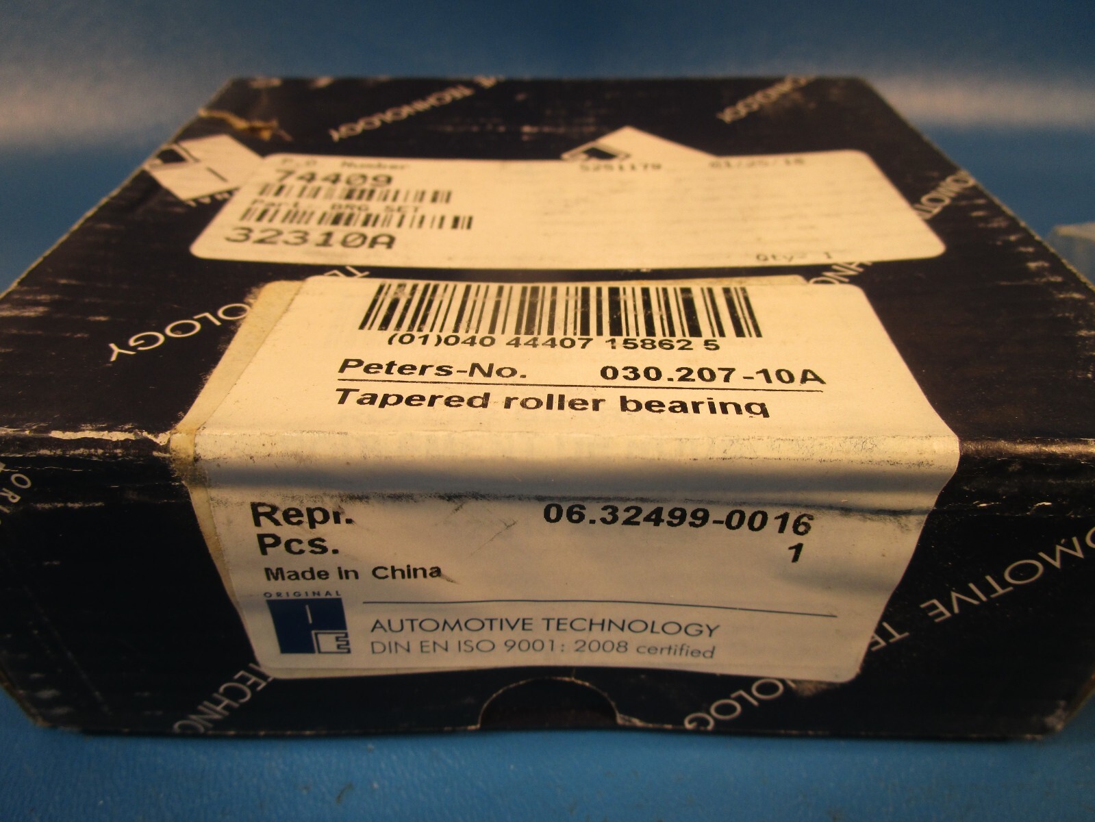 QUALITY 32310A, AUTOMOTIVE TECHNOLOGY Tapered Roller Bearing Cone/Cup Set, 50mm