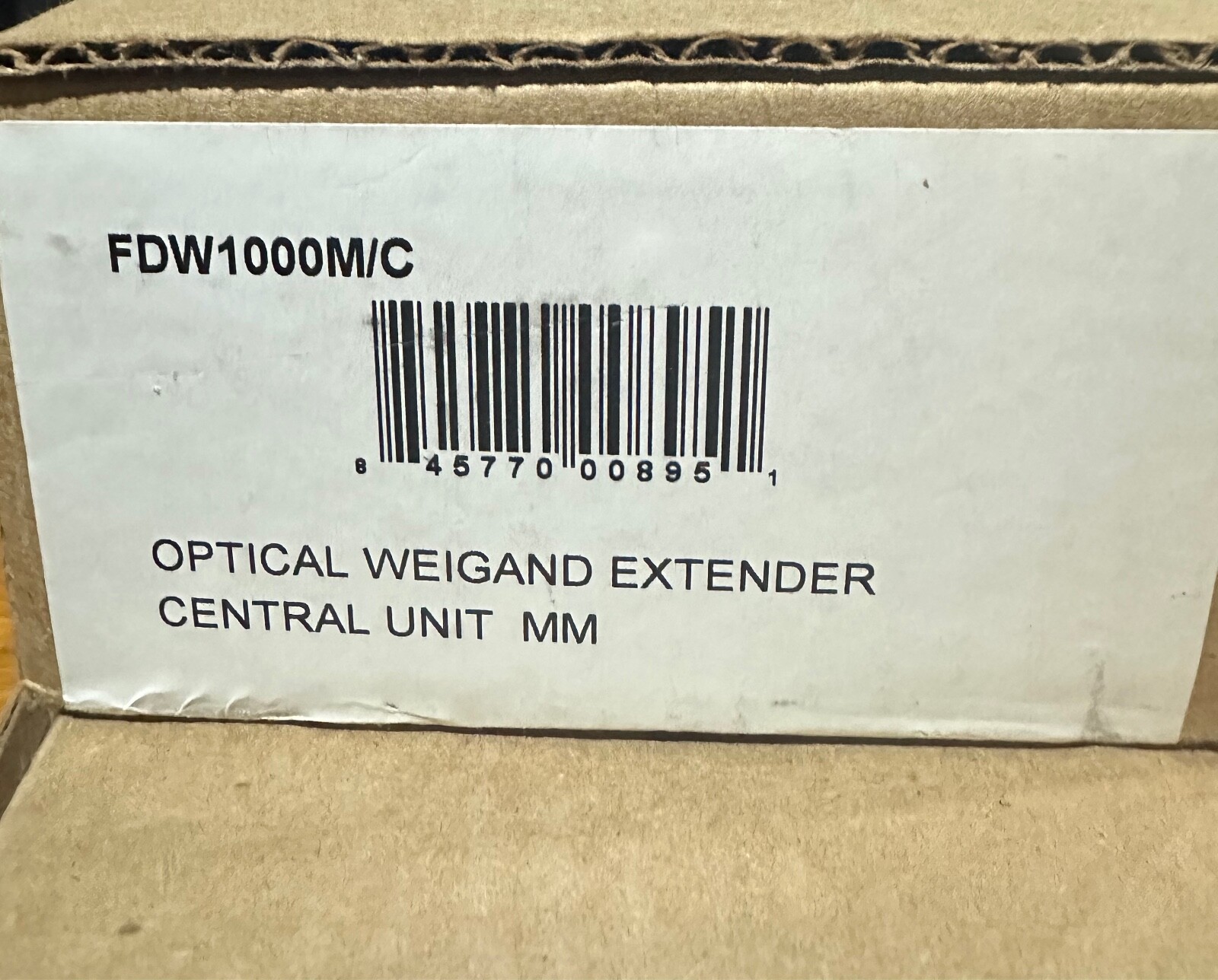 NEW Comnet FDW1000 M/C Fiber Optic Wiegand Data Link Extender Remote Unit