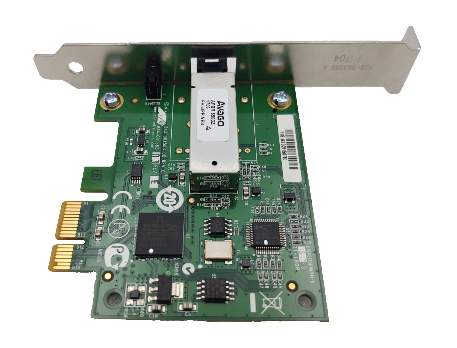 AVAGO ALLIED TELESIS Fiber Optic Network Card AT-2712FX/MT-SB 843-001563-00