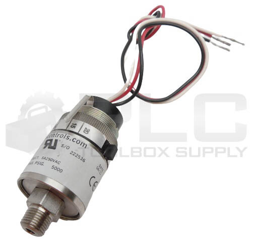 NEW WHITMAN CONTROLS J205G-2S-C52L-DIS PRESSURE SWITCH 5A 250VAC MAX PSIG 5000