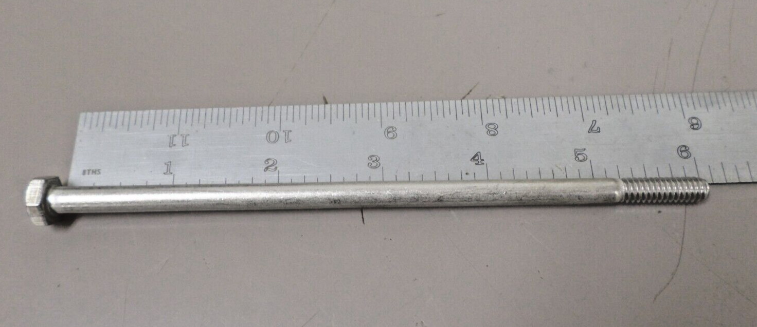Lot of 10 – 1/4-20 x 6 Stainless Steel Coarse Hex Bolt F593C THE