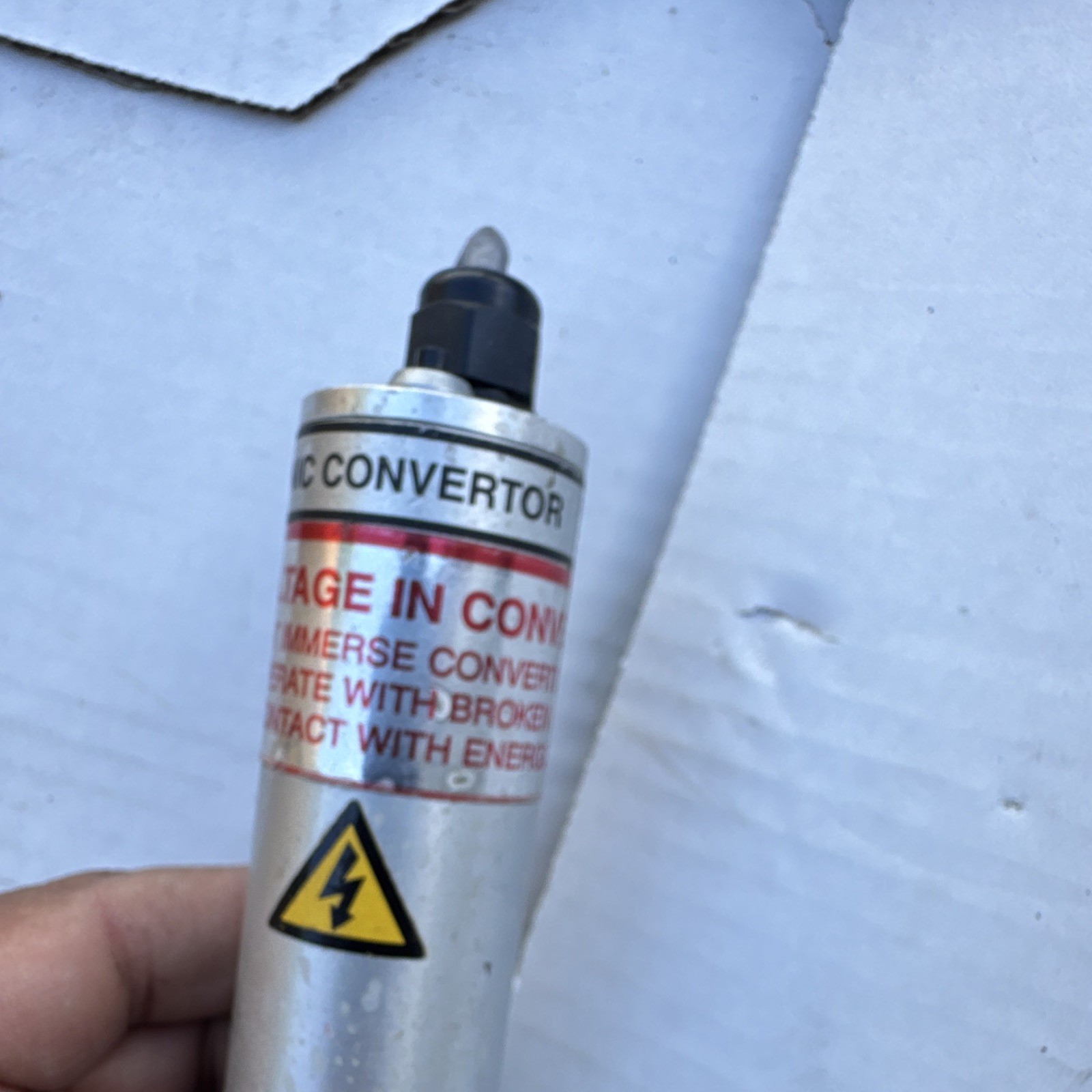 Ultrasonic Converter High Voltage Probe/Handpiece w/ Cable, Connector (Silver)