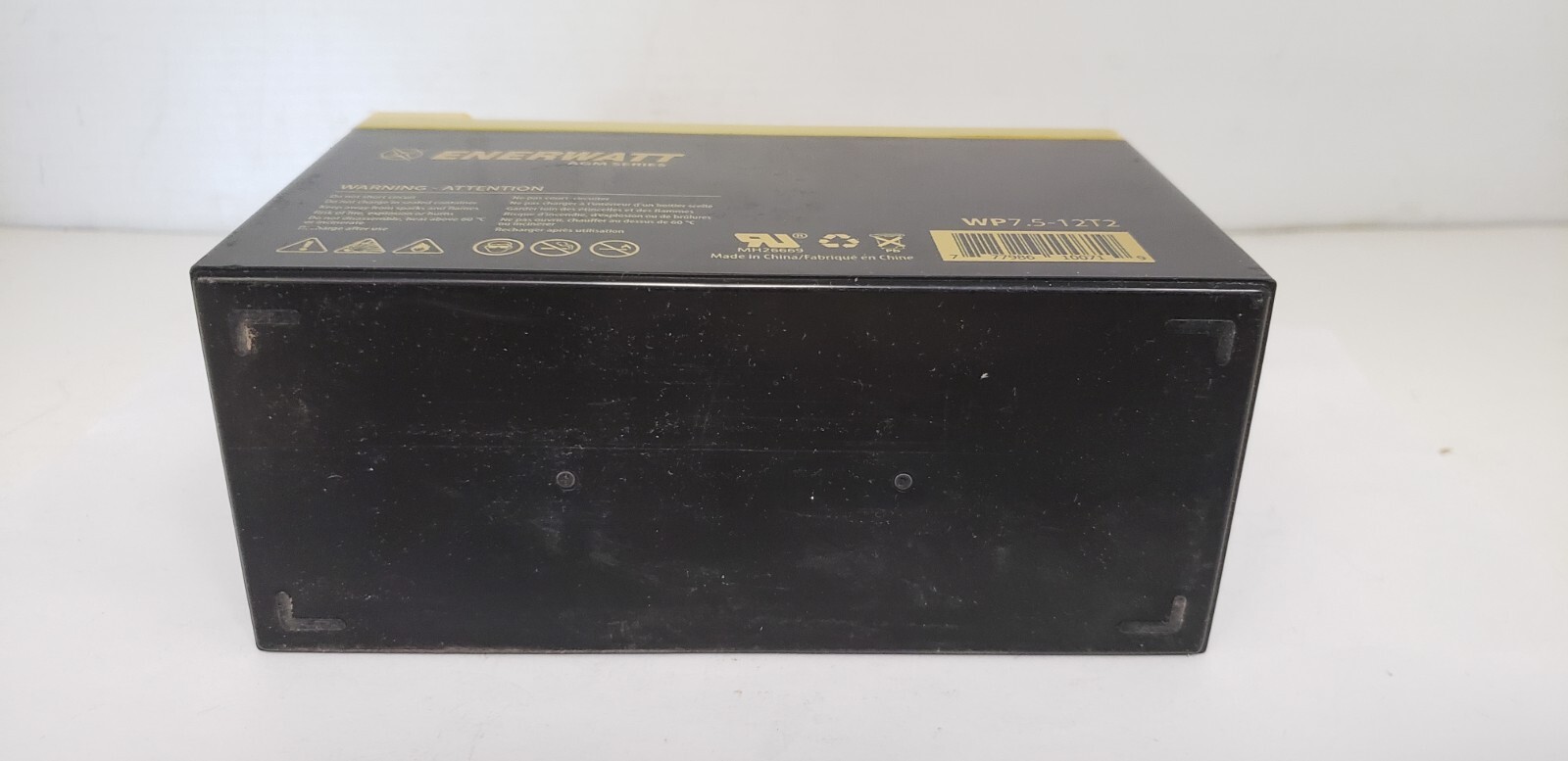 ENERWATT WP7.5-12T2 BATTERY REPLACEMENT, AGM SERIES, 12V 7.5Ah, NIB