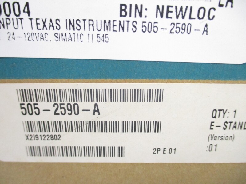 SIEMENS 505-2590-A 24-120V NSMP