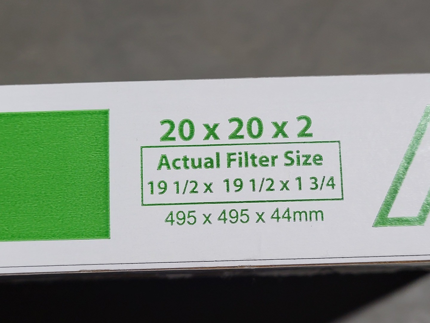 SURPLUS NEW AIRGUARD DP13-STD2-203 MERV 13 Extended Surface Pleated Filters