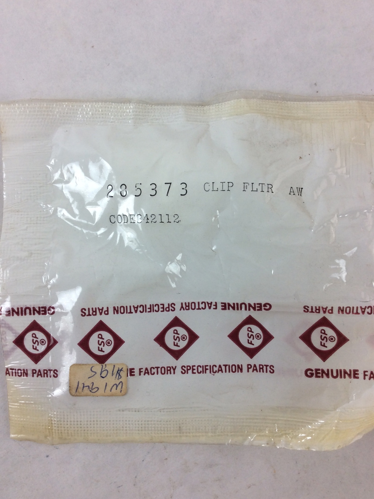 NEW VINTAGE Whirlpool FSP Clip 285373 4Pk